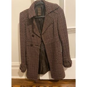 Zara TRF Wool Pea Coat Xs